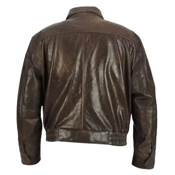 A2 Flight Aviator Military Bomber Jacket - Image 2