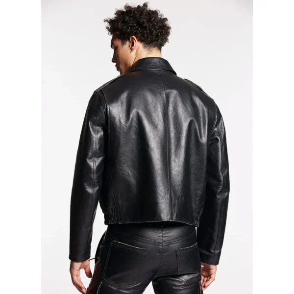 AVIATOR LEATHER JACKET - Image 2