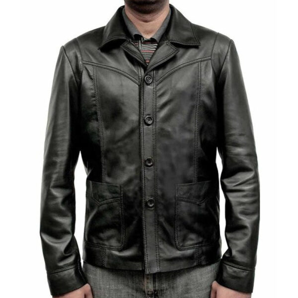 Brad Pitt Killing Them Softly Leather Jacket