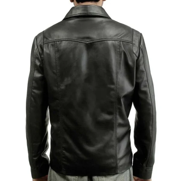 Brad Pitt Killing Them Softly Leather Jacket - Image 2