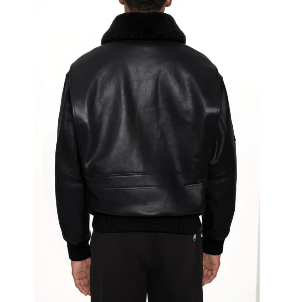 Buy Best Style G-1 Fashion Bomber Flight Leather Jacket For Sale - Image 4