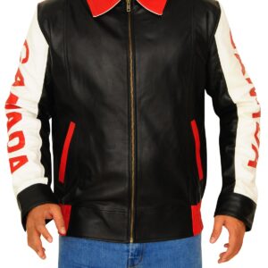 Canada Flag Leather Jacket