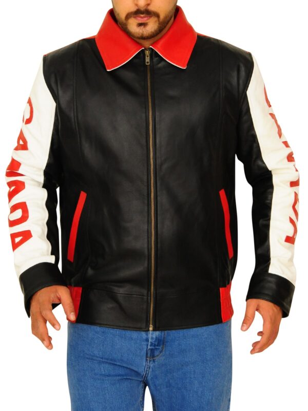 Canada Flag Leather Jacket