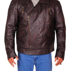 Dark Brown Brando Biker Jacket