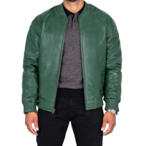 Genuine Lambskin Leather Baseball Varsity Jacket