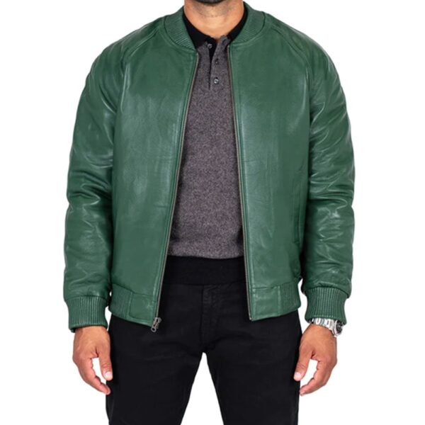 Genuine Lambskin Leather Baseball Varsity Jacket