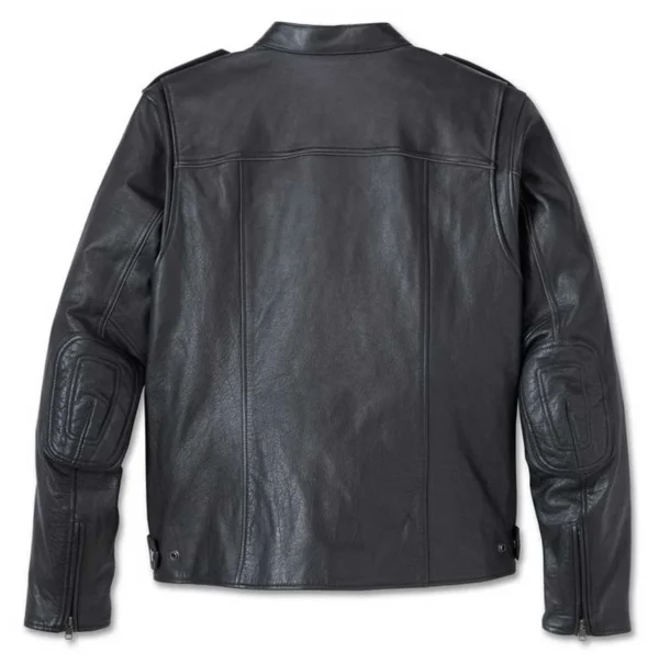 Harley-Davidson Men’s Layering System Captains Leather Jacket – Black - Image 2