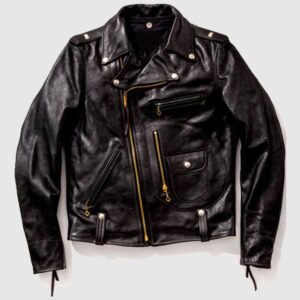 J-24 Biker Leather Jacket