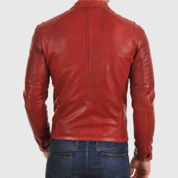 Quba Quilted Leather Jacket - Image 2