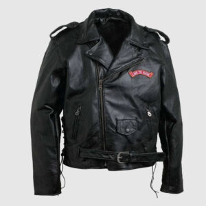 Rock Eagle Flag Motorcycle Leather Jacket