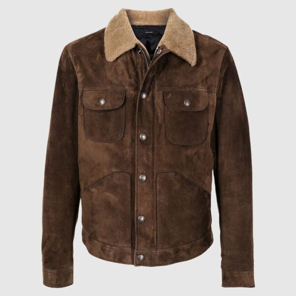 Tom Ford Collared Suede Jacket