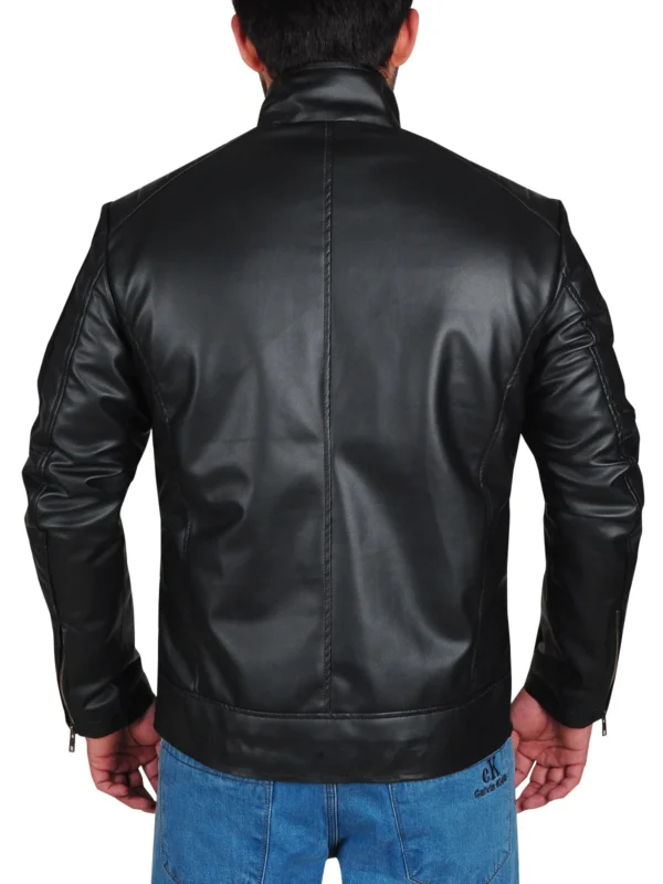 Trendy Black Leather Jacket 2024 - Image 2