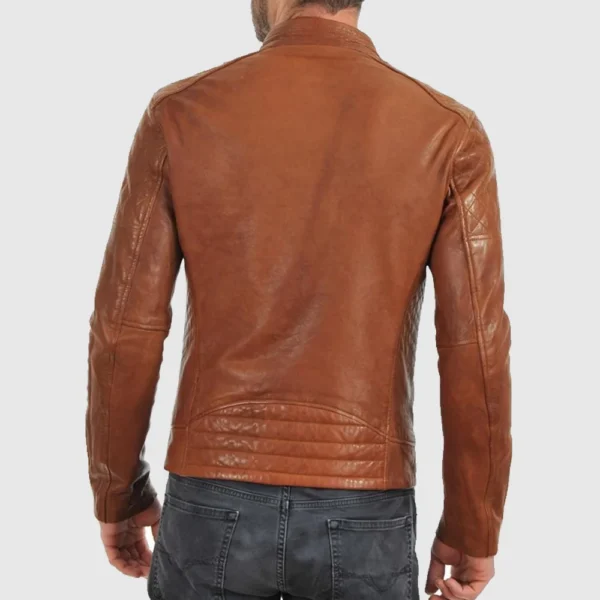 Browni Quilted Leather Jacket - Image 2