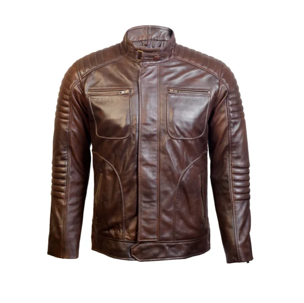 Buy Best Biker Brown Leather Jacket