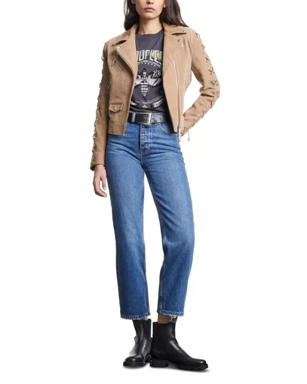 Buy Best Suede Biker Jacket - Image 4