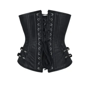 Chelsea Faux Leather Longline Underbust Corset
