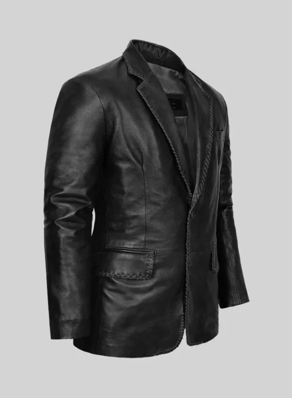 Medieval Leather Blazer - Image 3